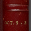 Journal. Siena and Rome. Oct. 9, 1858 - Oct. 21, 1858. 
[Mar.-Oct. 1858: v. 5]