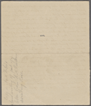 Dike, Mrs, letter (incomplete) to. [n.d.] Copy in hand of the recipient.
