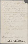 Greenwood, Grace, [Sara Jane Clarke Lippincott], ALS to. Feb. 7, 1851.