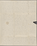 Hawthorne, Elizabeth Clarke Manning, AL, signed and written as if from Una. Mar. 22, 1844.