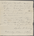 Hawthorne, Elizabeth M., ALS. Jul. 17, [1839]