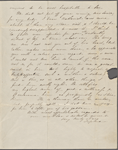 Hawthorne, Maria Louisa, ALS to, with postscript by Nathaniel Hawthorne. Jul. 9, 1843.