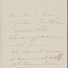 Hawthorne, Mme [Elizabeth Clarke Manning] and Louisa, autograph invitation to. for Dec. 25, 1848