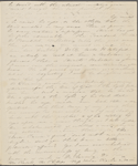 [Mann], Mary [Tyler Peabody], ALS (incomplete) to. Nov. 19, 1827.