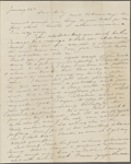 [Mann], Mary [Tyler Peabody], ALS to. Jan. 22, [1833].