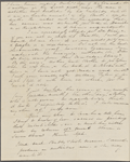[Mann], Mary [Tyler Peabody], ALS to. Jan. 22, [1833].