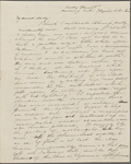 [Mann], Mary [Tyler Peabody], ALS to. Mar. 5, [1833].