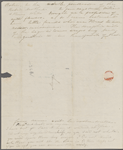 [Mann], Mary [Tyler Peabody], ALS to. Apr. 13, [1833].