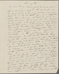 [Mann], M[ary] T[yler] Peabody, ALS to. [before Mar. 28] [1835].