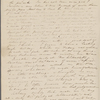 [Mann], Mary [Tyler Peabody], ALS to. [1835-36?].