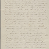 Mann, Mary Peabody, ALS to. Postscript by Nathaniel Hawthorne. Nov. 7, 1843.