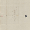 Mann, Mary Peabody, ALS to. Postscript by Nathaniel Hawthorne. Nov. 7, 1843.