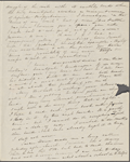 Peabody, E[lizabeth] P[almer, sister], ALS to. Dec. 17, [1832?].