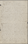 [Peabody,] Elizabeth [Palmer, sister,] ALS to. Jan. 1857.