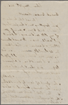 [Merrick], Harriet, cousin, letter to. May 28, 1826. Copy in the hand of [?]Rose Hawthorne Lathrop. Previously "Cousin Harriet".