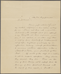 Alcott, A[mos] Bronson, ALS, to SAPH. Aug. 27, 1836.