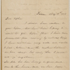 H[awthorne], M[aria] L[ouisa], ALS to SAPH. May 15, 1852.