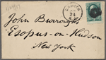 Burroughs, John, ALS to. Jan. 24, 1877.