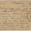 Doyle, Peter, APCS to. Apr. 21, [1874].