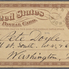 Doyle, Peter, APCS to. May 8, [1874].