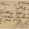 Doyle, Peter, APCS to. Jul. 30, [1874/75].
