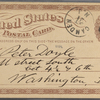 Doyle, Peter, APCS to. Oct. 21, [1873].