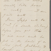 O'Connor, Ellen M., ALS to. Oct. 20, 1865.