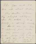 O'Connor, Ellen M., ALS to. Oct. 20, 1865.