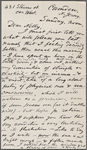 O'Connor, Ellen M., ALS to. [Mar. 8, 1874].
