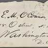 O'Connor, Ellen M., ALS to. Jun. 10, 1874.