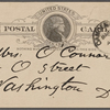 O'Connor, Ellen M., APCS to. Mar. 10, 1888.