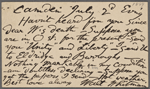 O'Connor, Ellen M., APCS to. Jul. 2, [1889].