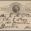 O'Connor, Ellen M., APCS to. Sep. 29, 1889.