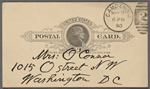 O'Connor, Ellen M., APCS to. May 9, 1890.