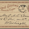 O'Connor, Ellen M., APCS to. Apr. 17, [1874].