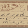 O'Connor, Ellen M., APCS to. May 6-7, [1874].