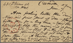 O'Connor, Ellen M., APCS to. Jan. 7, [1875].