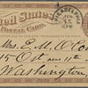 O'Connor, Ellen M., APCS to. Jan. 15, [1876].