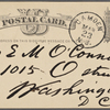 O'Connor, Ellen M., APCS to. Mar. 23, [1876].