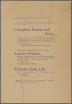 O'Connor, Ellen M., ALS to. Dec. 18, 1889.