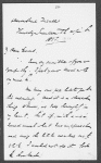 Evans, Frederick M. ALS to