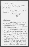 Fechter, [Charles Albert]. ALS to