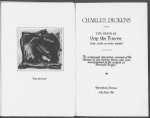 Fletcher, Angus. ALS to. Relates to the death of Grip, the raven in Dickens' Barnaby Rudge. With typewritten passage from the book dealing with the raven