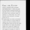 Fletcher, Angus. ALS to. Relates to the death of Grip, the raven in Dickens' Barnaby Rudge. With typewritten passage from the book dealing with the raven