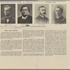 Four Broadway Tabernacle pastors. Joseph P. Thompson.  William M. Taylor.  Henry A. Stinson.  Charles E. Jefferson. 
