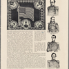 Fig. 6 -- Printed cotton kerchief. Portrait of Taylot surrounded by figures representing him in the Mexican War...