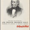 Zachary Taylor, a hero of the Mexican War and twelfth president elect promises to appoint an honest cabinet. 