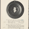 97-Silvered glass medallion of Zachary Taylor...