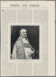 The late Dr. Temple. Archbishop of Canterbury from December, 1896, till his death in 1902.