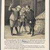 The eminent Burghers Manheers Tenbroeck and Hardenbroeck disputing about the plan of the city of New Amsterdam...
